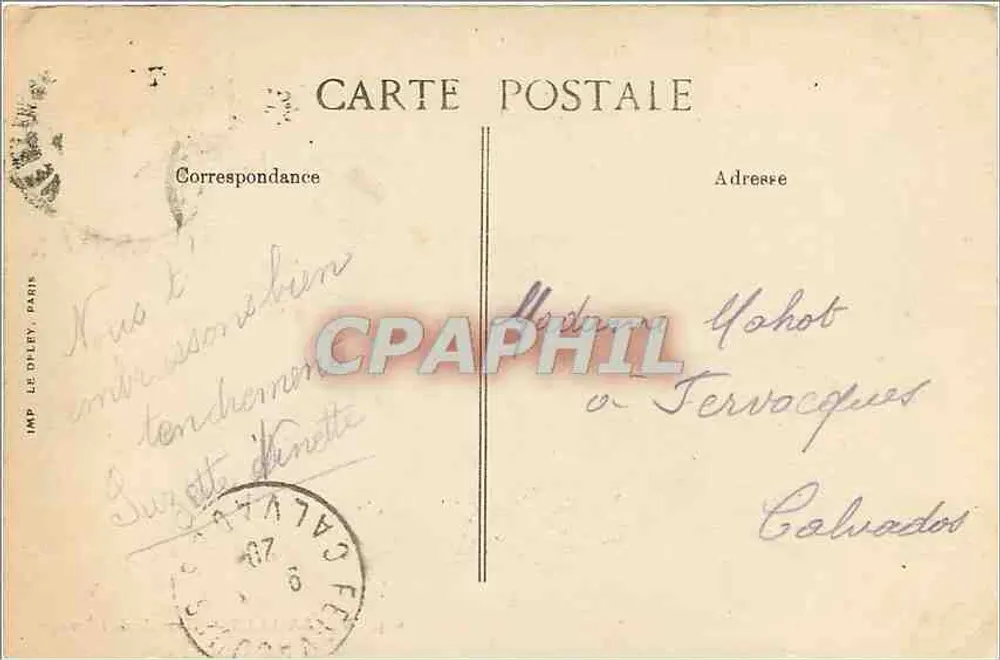 Versailles — Templo do Amor — Editor E.D. n°104 - Verso