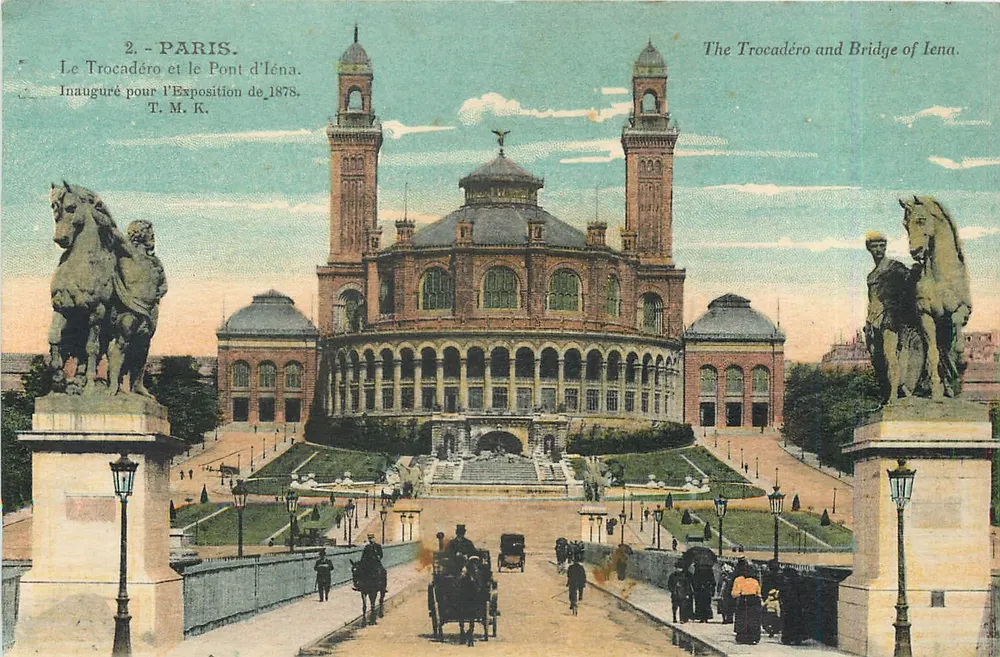 Paris — Le Trocadéro et le Pont d'Iéna — T.M.K. - Recto