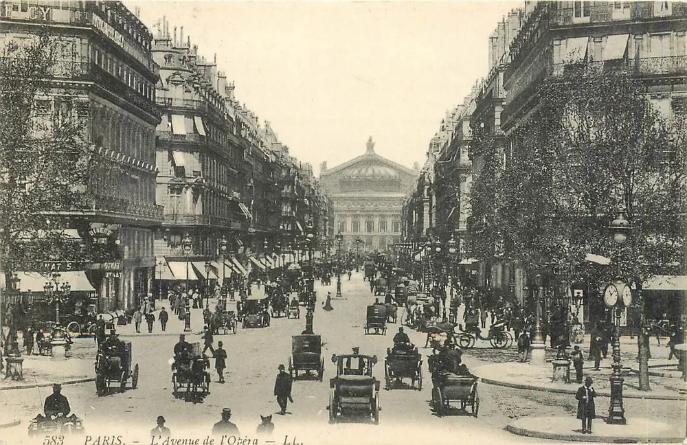 Paris — A Avenida da Ópera — LL. n° 583 - Frente