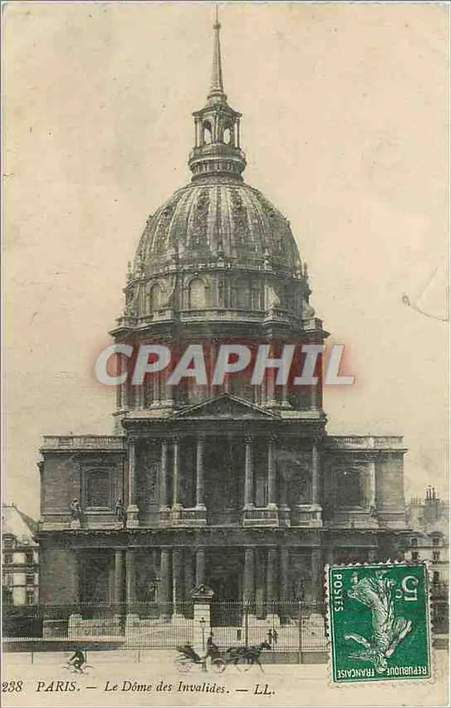 PARIS — Le Dôme des Invalides — LL. — Éditeur LL. n° 298 - Frente