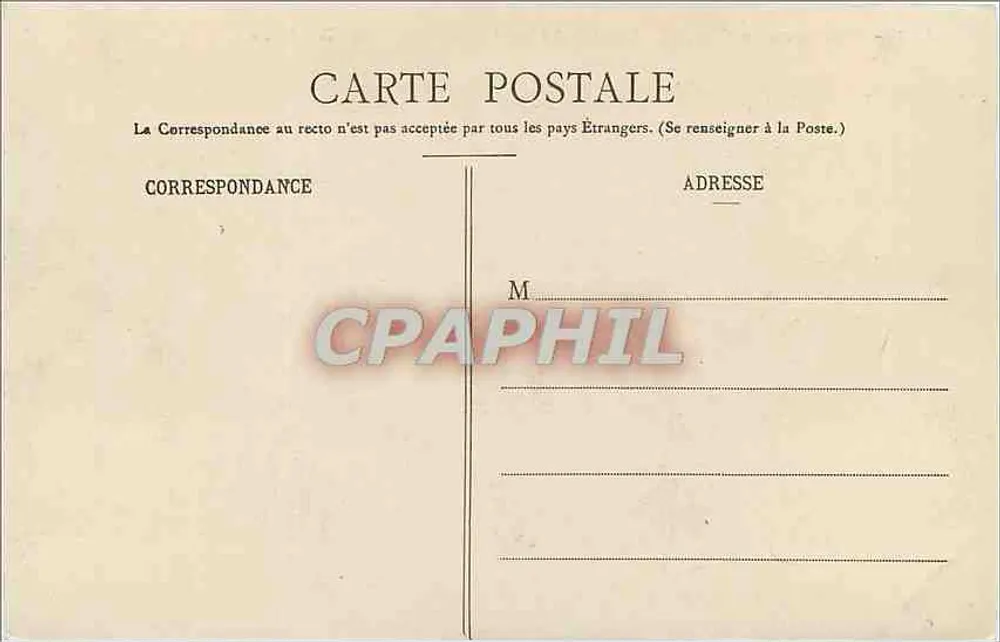 Environ de Cherbourg - Jobourg - Étude de Rochers — Collection P. B., Cherbourg - Verso
