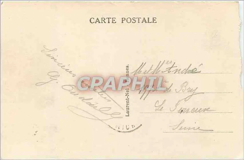 O Mont-Saint-Michel — Escada de Arame — Loïc, n°1524 - Verso