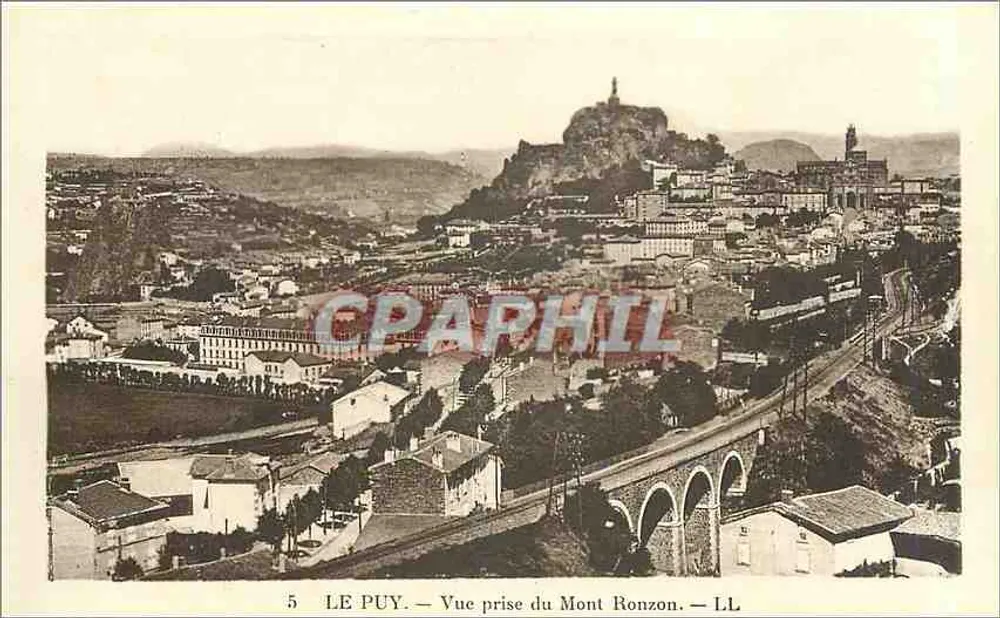 Le Puy — Vue prise du Mont Ronzon — LL - Recto