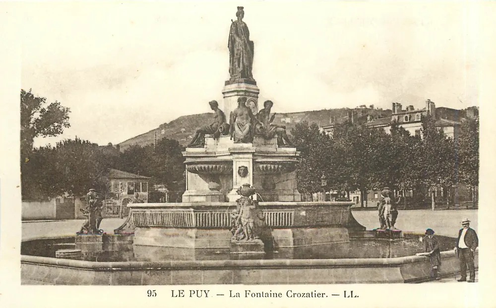 Le Puy — La Fontaine Crozatier — L.L. - Recto