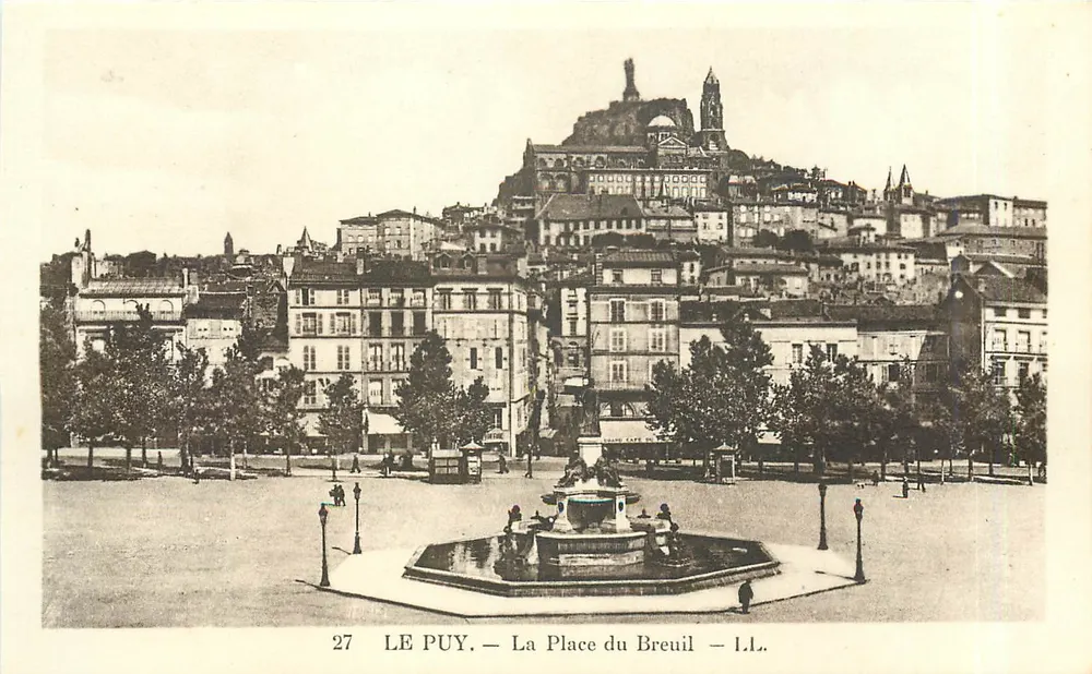 Le Puy — Plaza del Breuil — I.L.L. - Anverso