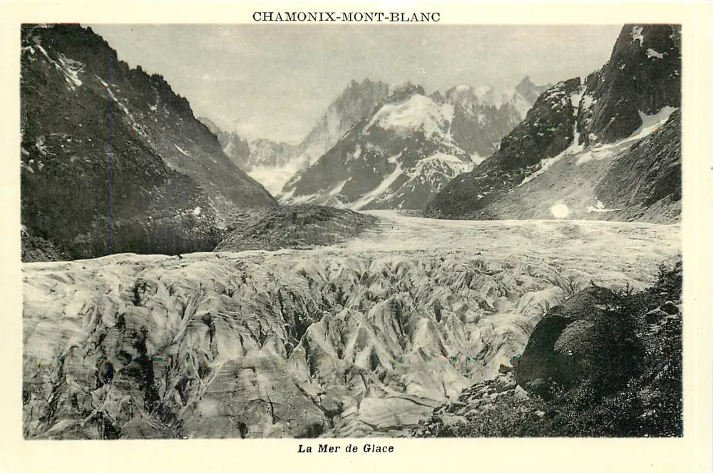Chamonix-Mont-Blanc — A Mar de Gelo — Edição Bligeri-Jaun - Frente