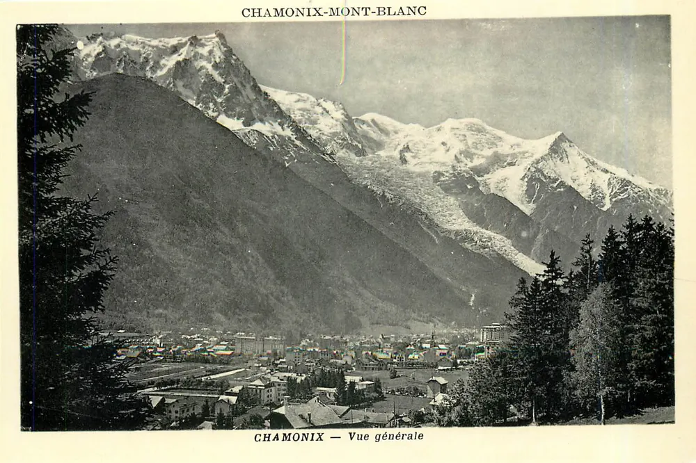Chamonix-Mont-Blanc — Vista geral — Edição Bilgeri-Jaun - Frente