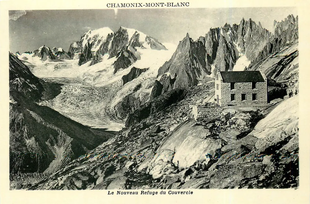 Chamonix-Mont-Blanc — Le Nouveau Refuge du Couvercle — Édition Bilgeri-Jaun - Recto