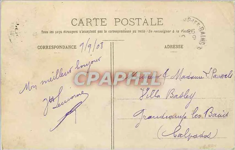 Lourdes - A Basílica - A Esplanada - BR 677 - Verso