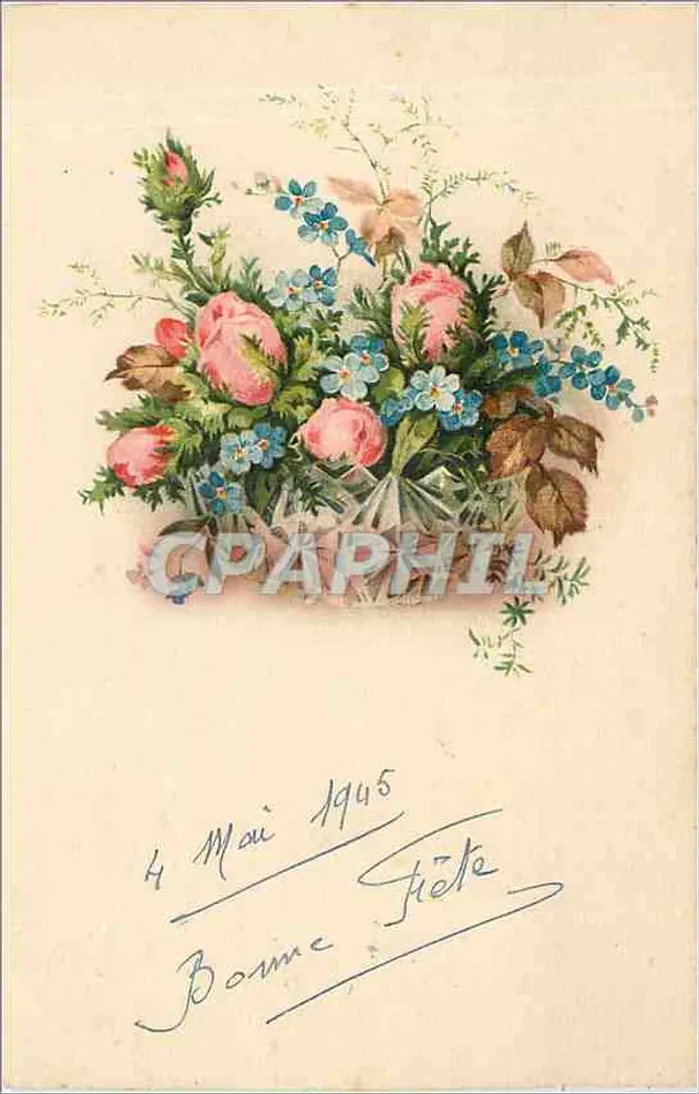 Bouquet van bloemen — 4 Mei 1945 — Ma Petite Monique - Voorkant