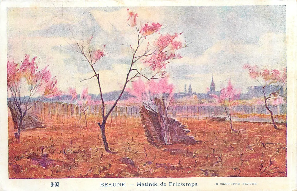 Beaune — Manhã de Primavera — H. Chaffotte Beaune, n°8-03 - Frente
