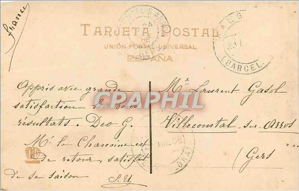 Madrid — Estação de Atocha — Hauser y Menet, n° 235 - Verso