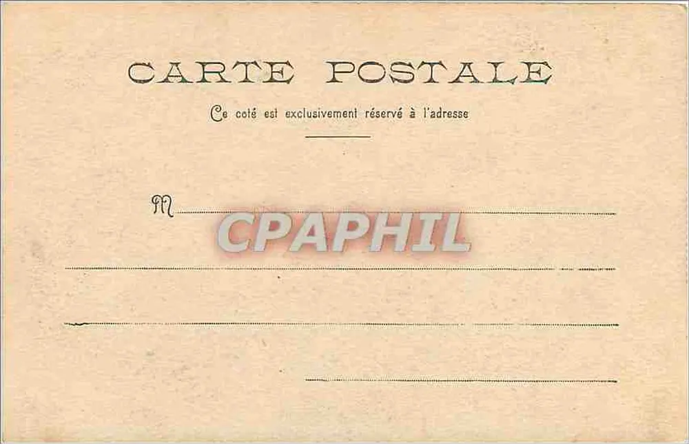Place de la Liberté — Toulouse — Edição da Maison CASTEL-CHABRE, n° 14 - Verso