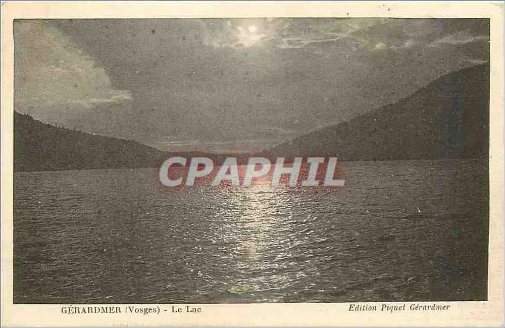 Gérardmer (Vosges) - O Lago — Edição Piquet Gérardmer - Frente