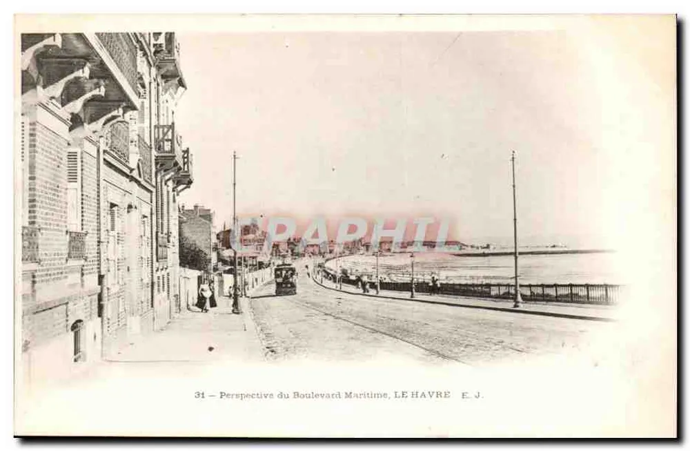 Boulevard Maritime — Le Havre — E.J. n°31 - Frente