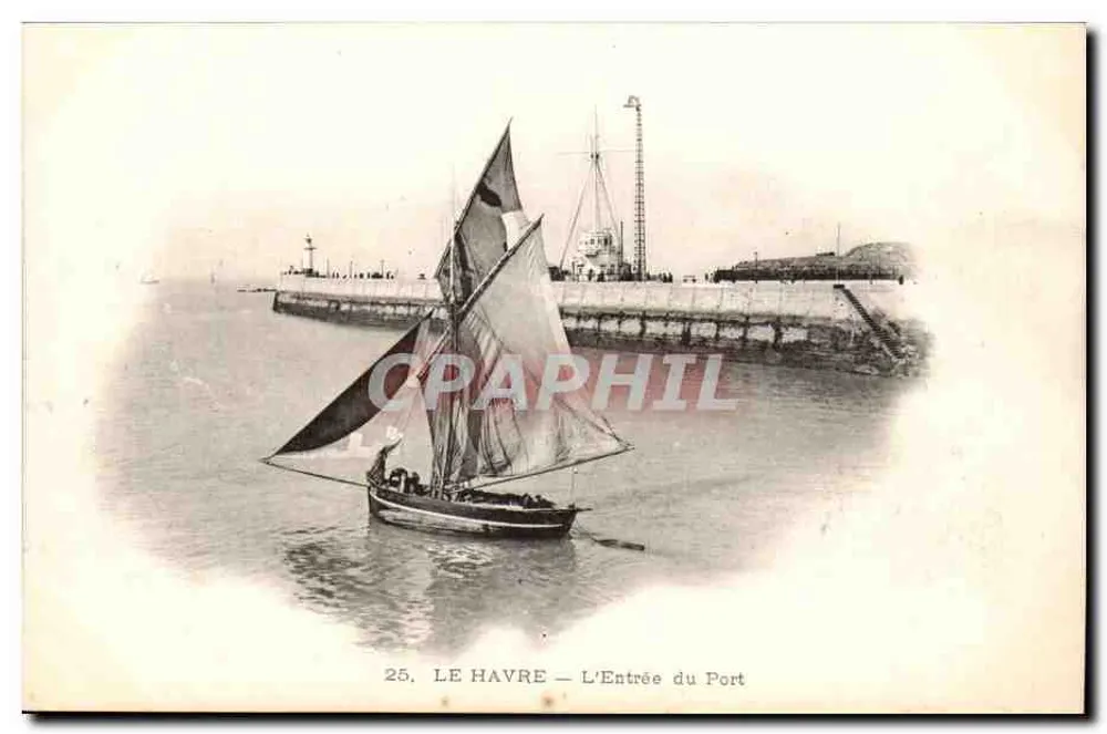 Le Havre — A Entrada do Porto — n°25 - Frente
