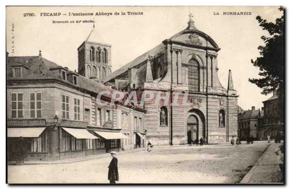 Fécamp — Stara abpia Trinité — Stara pocztówka Paris n°2780 - Awers