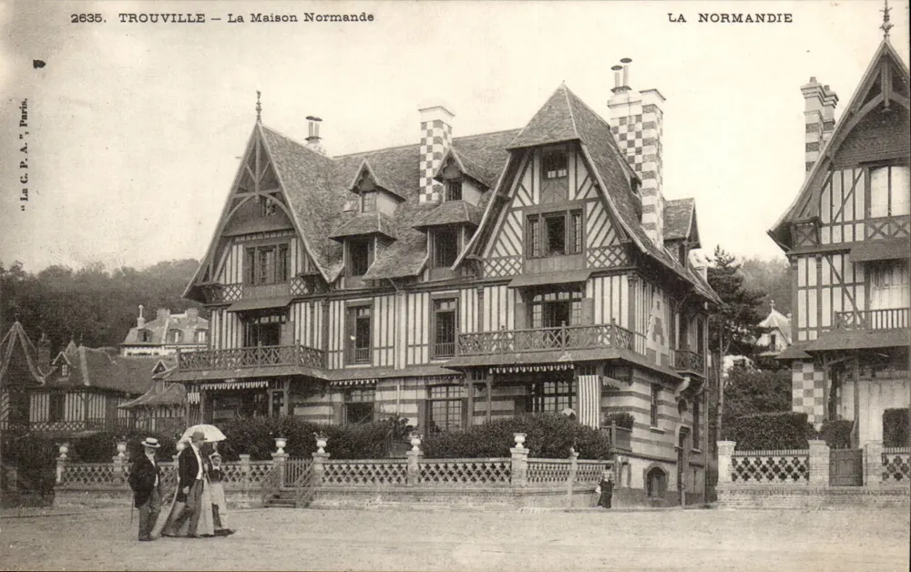 Trouville — A Casa Normanda — A C.P.A. Paris, n° 2635 - Frente
