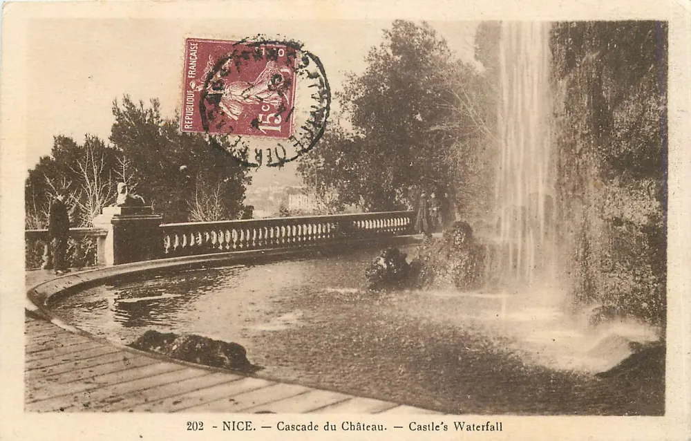 Nice — Cachoeira do Castelo — editor desconhecido, n° 202 - Frente