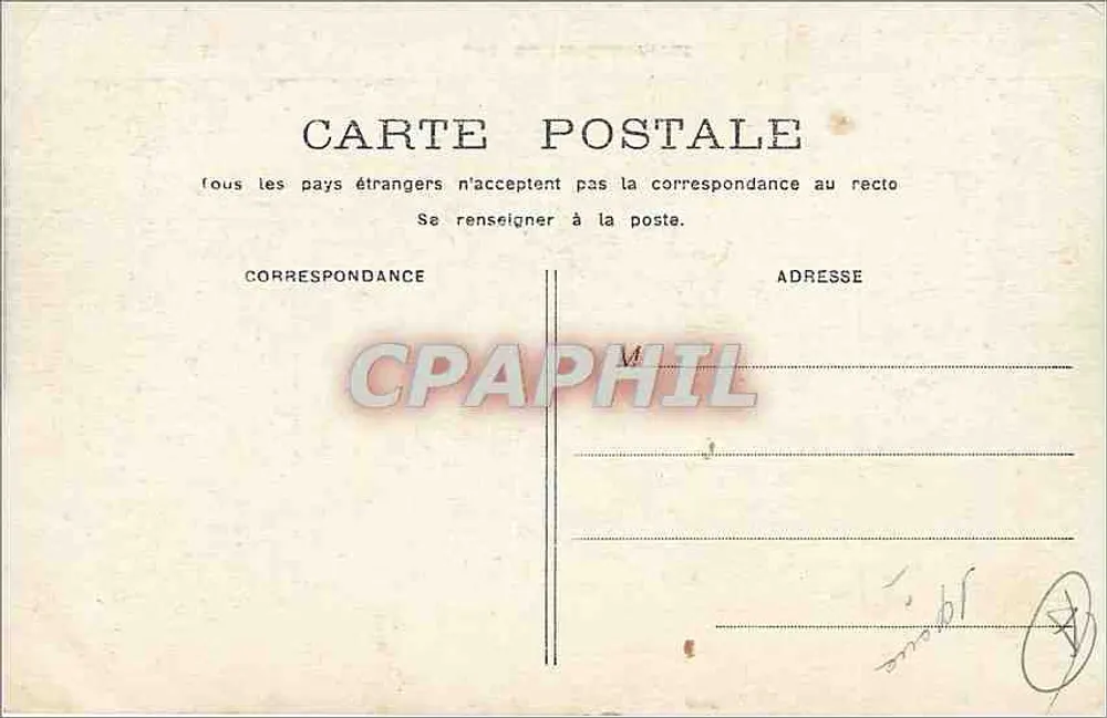 Paris — Les Buttes-Chaumont — editor não identificado - Verso