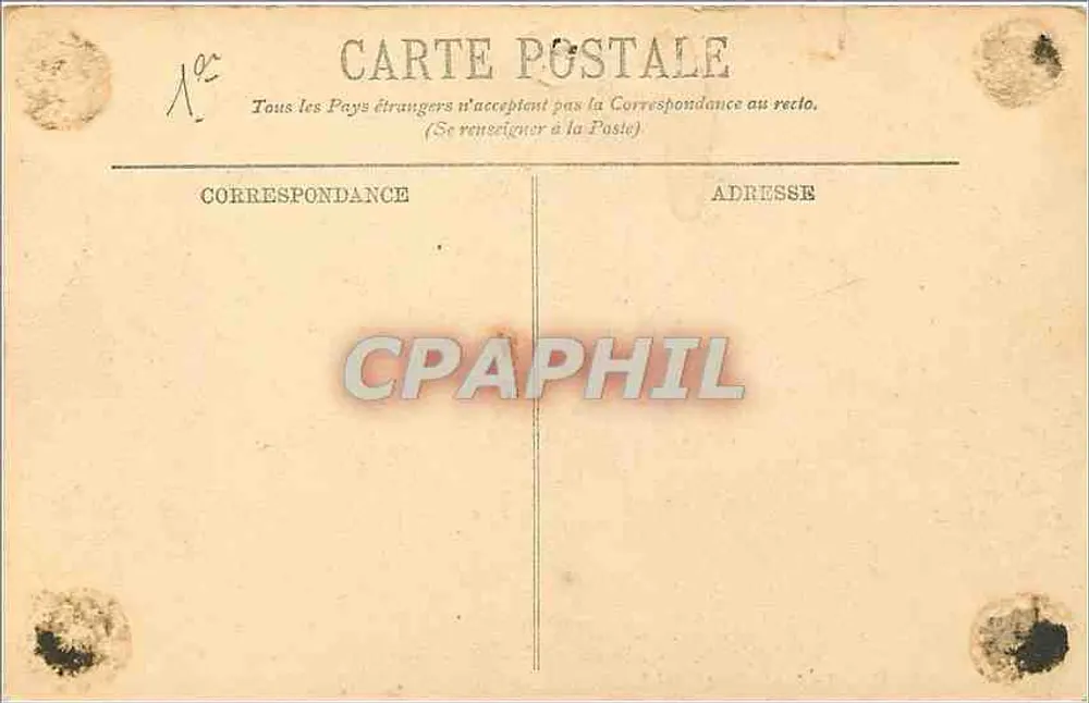 Paris — A Conciergerie — LL. n° 571 - Verso
