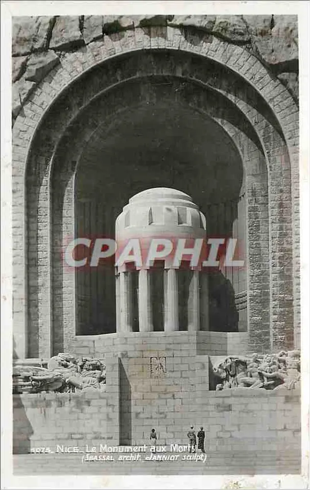 निस - मृतकों के सम्मान के स्मारक — (सबासल आर्किटेक्ट, जैनियोट स्कल्पर) — एडिशन ला सिगोन, निस - आगे