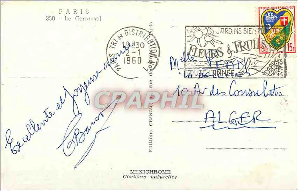 Arco do Triunfo do Carrousel — Paris — editor IRIS - Verso