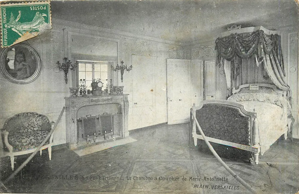 Versailles - Der Petit Trianon - Marie-Antoinettes Schlafzimmer — BLAIN. VERSAILLES - Vorderseite