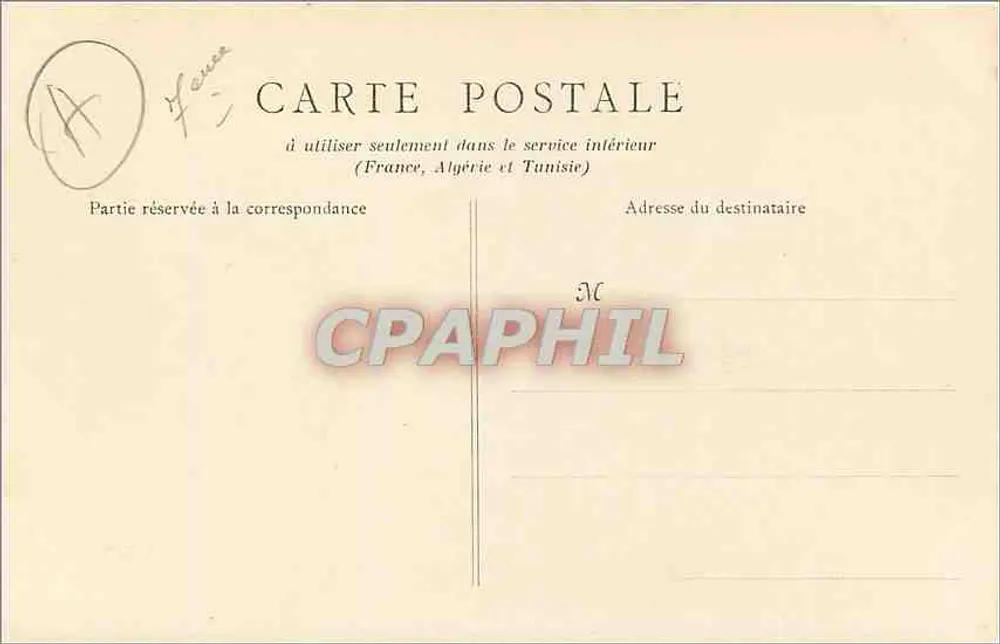PARIS — Grande Chancellerie de la Légion d'Honneur — B.F., PARIS n°261 - Rückseite