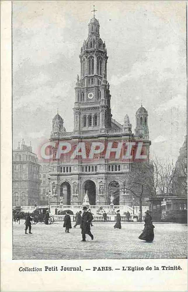 A Igreja da Trindade — Paris — Coleção Petit Journal - Frente
