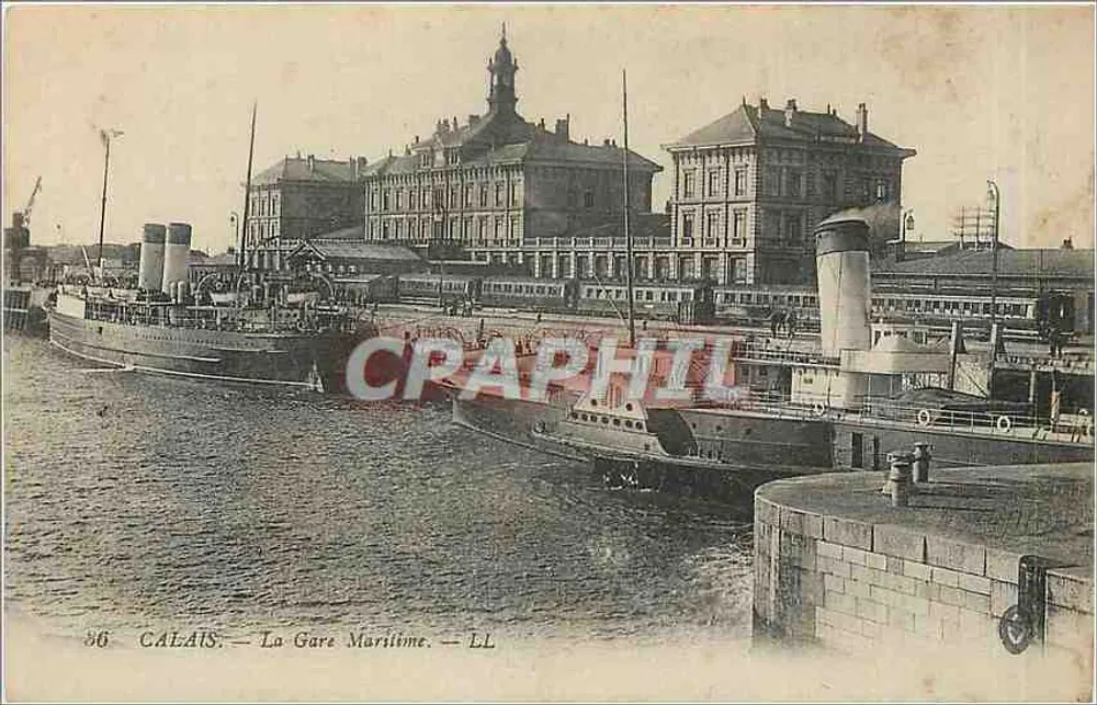 Calais — A Estação Marítima — LL - Frente