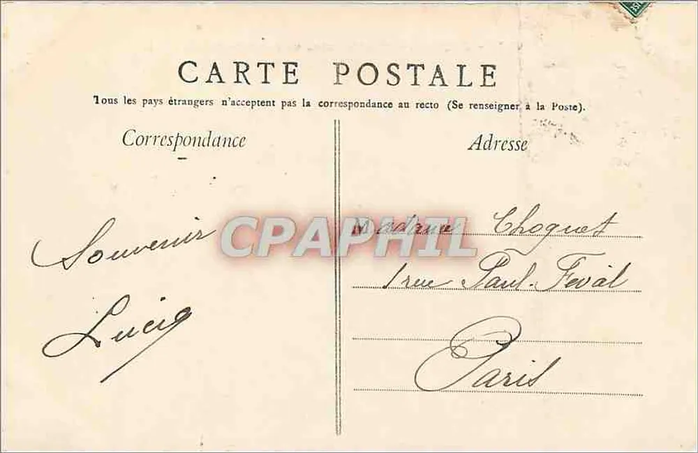 Arras — Panorama, vista ocidental do Campanário — B. D. Rouhaud, n° 126 - Verso