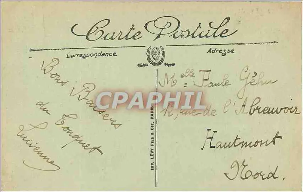 Le Touquet-Paris-Plage — As Dunas — J.L. - Verso