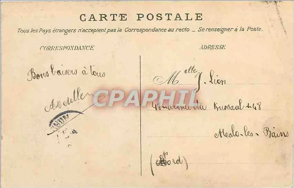 Calais, A Vista do Teatro — Edição G. H. - Verso