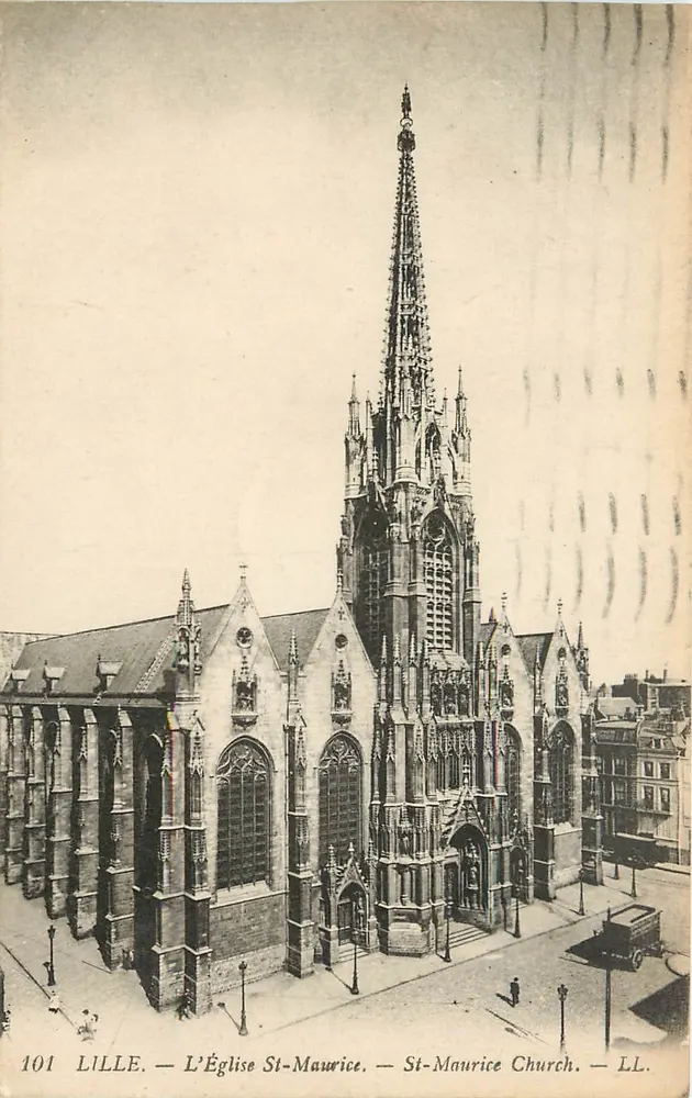 Lille — A Igreja de São Maurício — LL. 101 - Frente