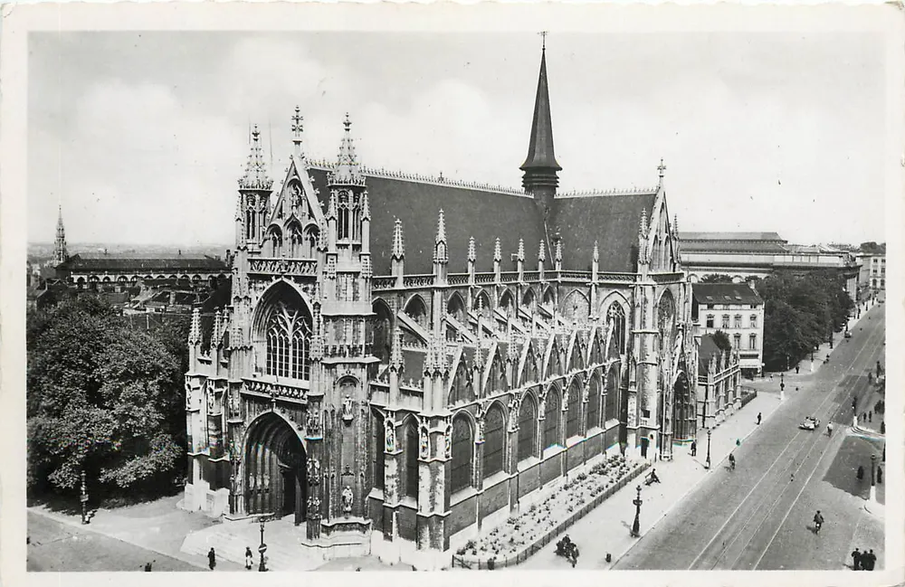 Brussel — Kerk van Notre-Dame-au-Sablon — Ed. THIERY, N° 3 - Voorkant