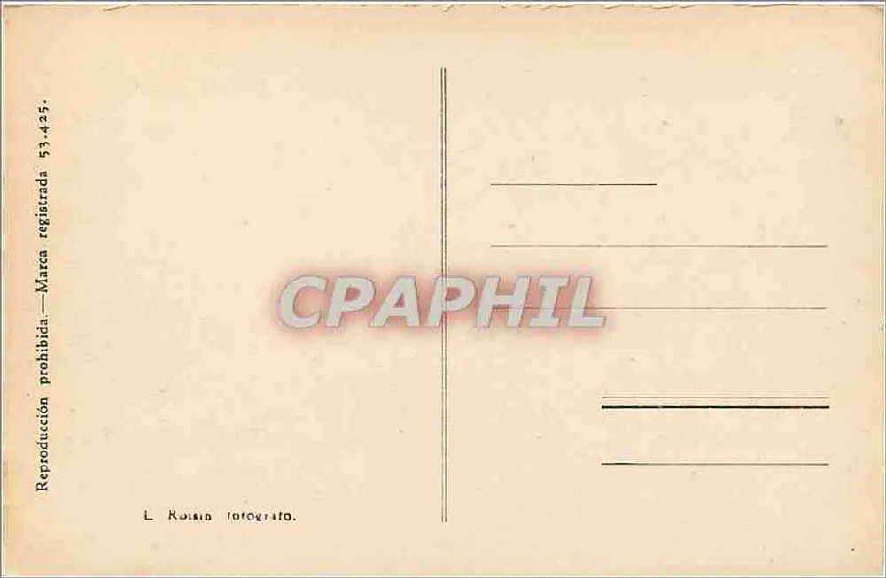 Pamplona - Puerta de la Ciudadela — éditeur L. Rusin, n° 27 - Verso