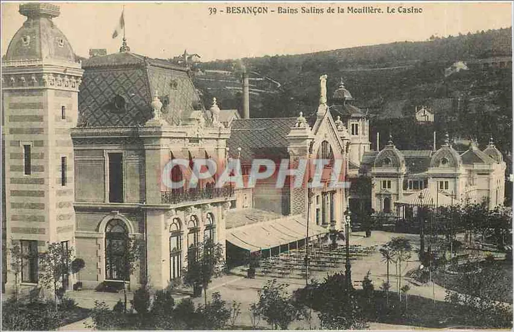 BESANÇON - Salzbad Meuillère. Das Casino - Vorderseite