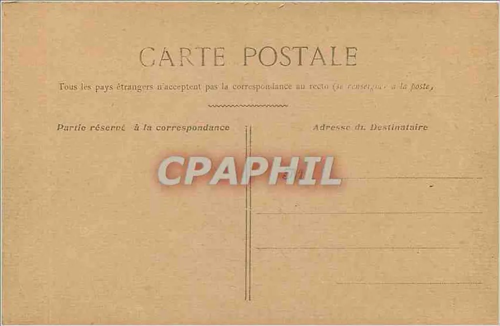 Paris - Igreja da Madeleine — vista da fachada clássica com colunatas — número de série não visível - Verso