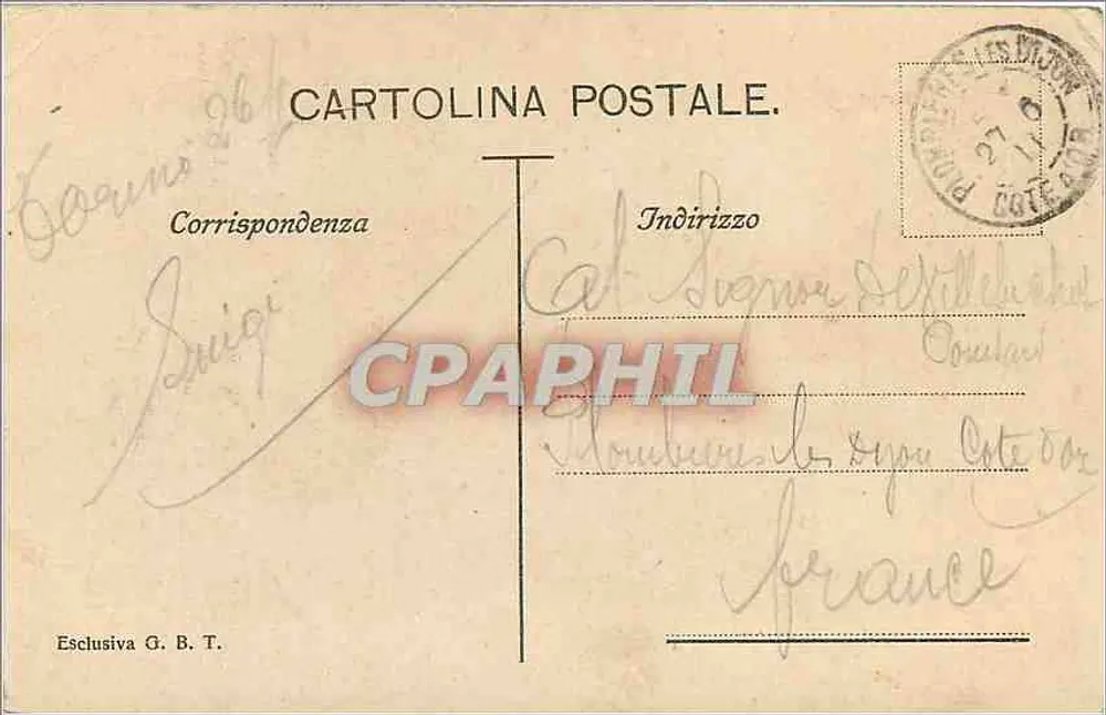 Torino. Piazza Vittorio Emanuele I. — widok panoramiczny — wydawca nie widoczny - Rewers