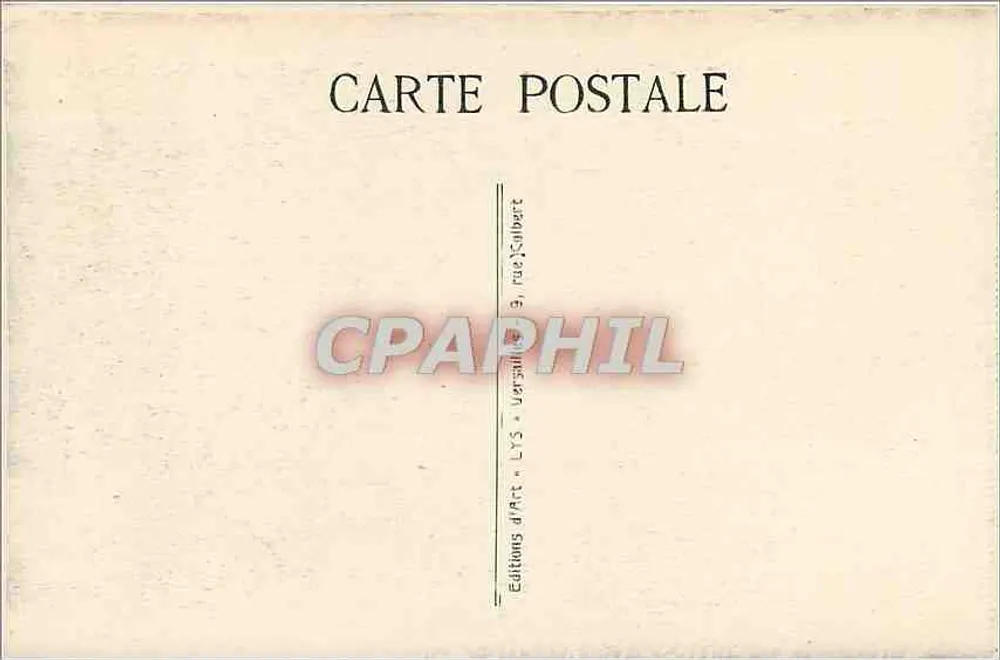 Versailles — Palais du Grand Trianon — Éditions d'Art « LyS » - Verso