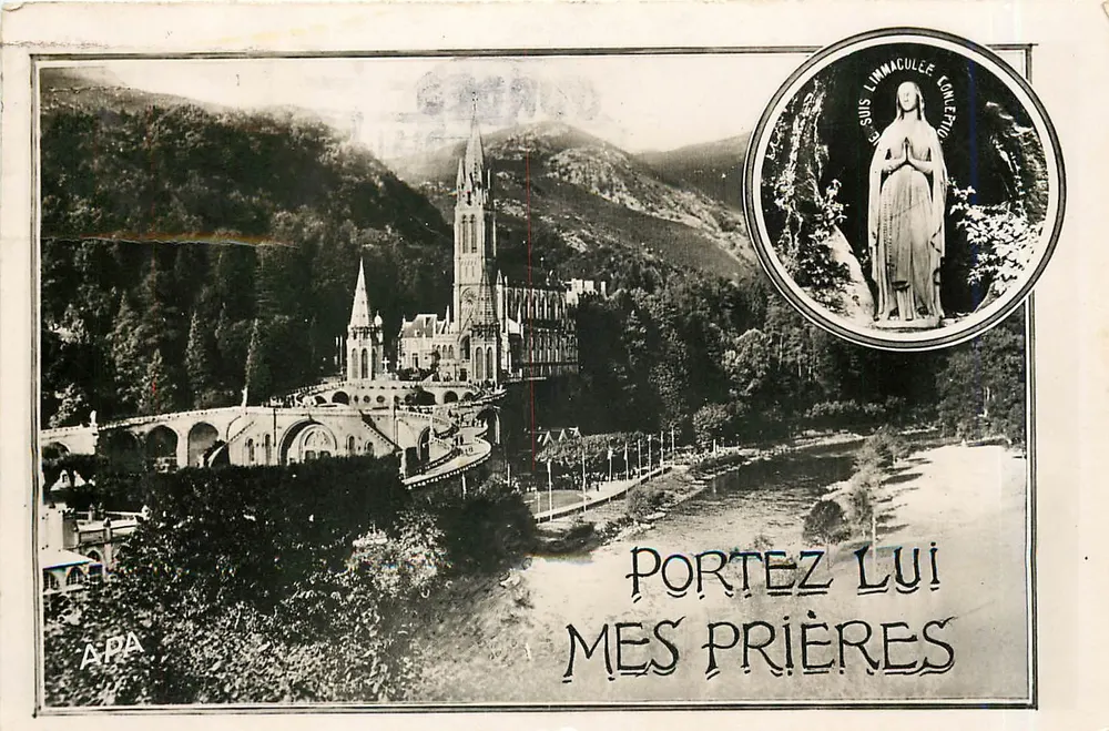 Lourdes — Basílica Nossa Senhora de Lourdes — editor APA, n° 44 - Frente