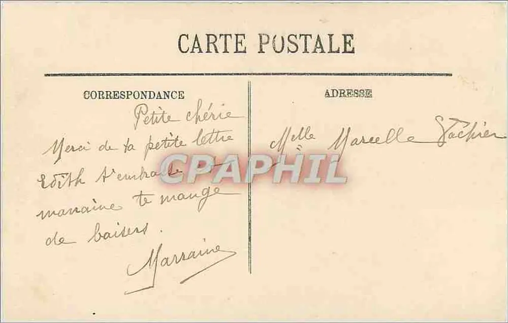 Amiens — La Cathédrale — L'Ange Pleureur — LL - Verso