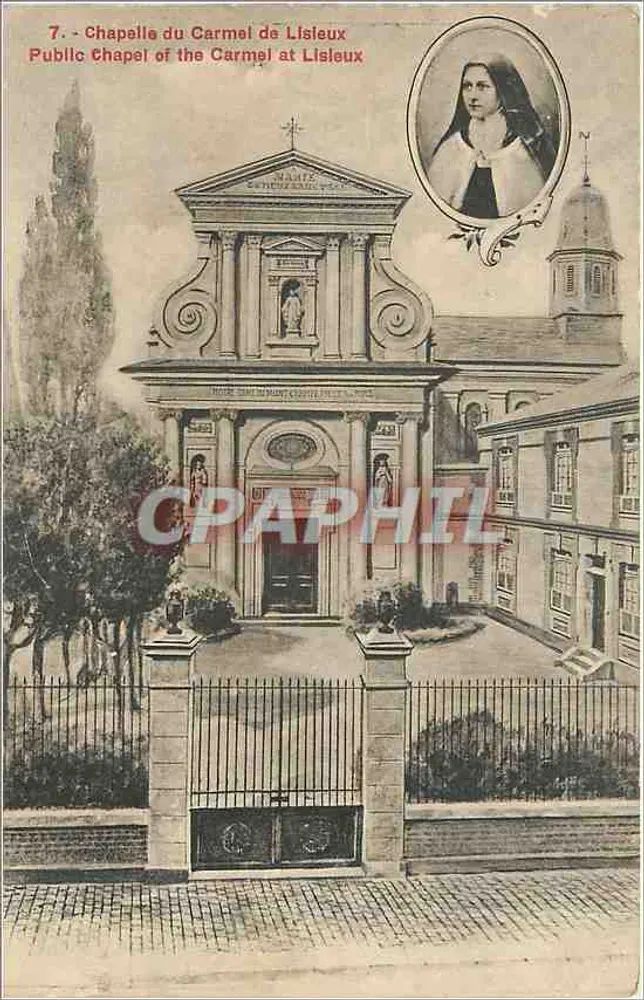 Capela do Carmelo de Lisleux — editor: Sainloup & Berger frères, Paris (Hippie) - Frente