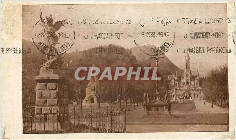 Lourdes — St-Michel et le Calvaire — Édition Bricouze - Recto