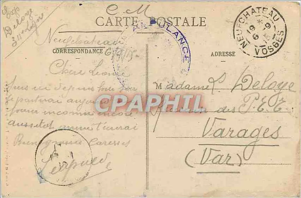 Toul — Lembrete de Toul — Gerdolle e Briquet, editores - Verso