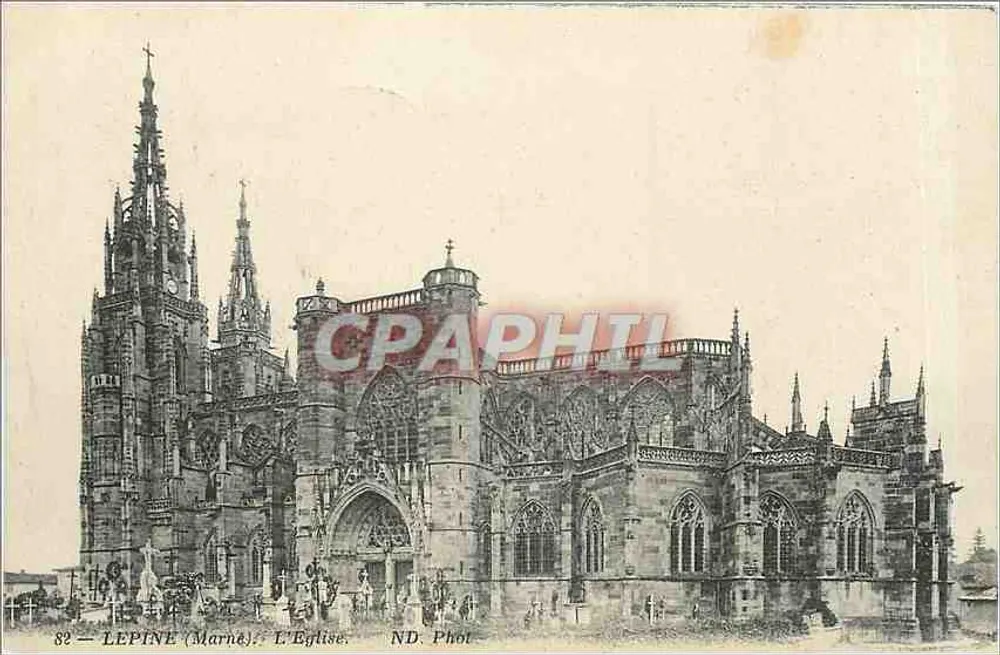 Lepine (Marne) — Igreja — ND. Phot. - Frente