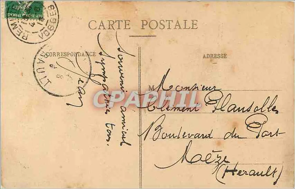 Gérardmer - Pôr do sol sobre o lago — Les Vosges Pittoresques, n°43, Photo Homeyer et Ehrat, Epinal - Verso