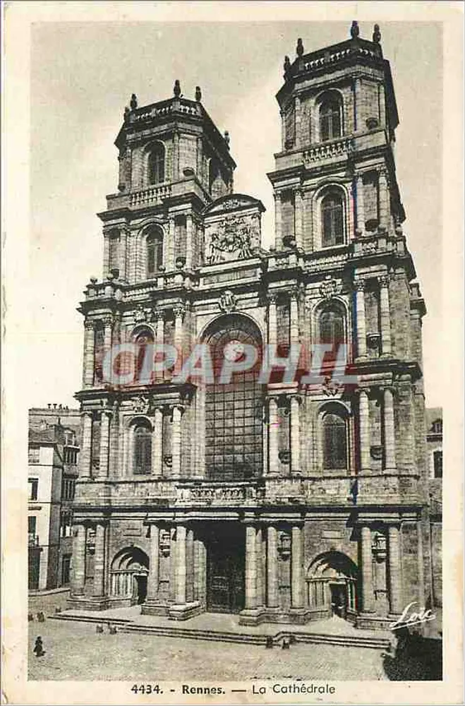 Rennes — A Catedral — C. Lorc, n° 4434 - Frente