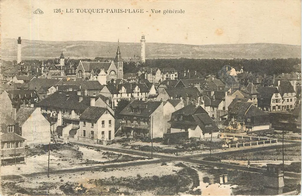Le Touquet-Paris-Plage — Vue générale — CPA n°126 - Recto